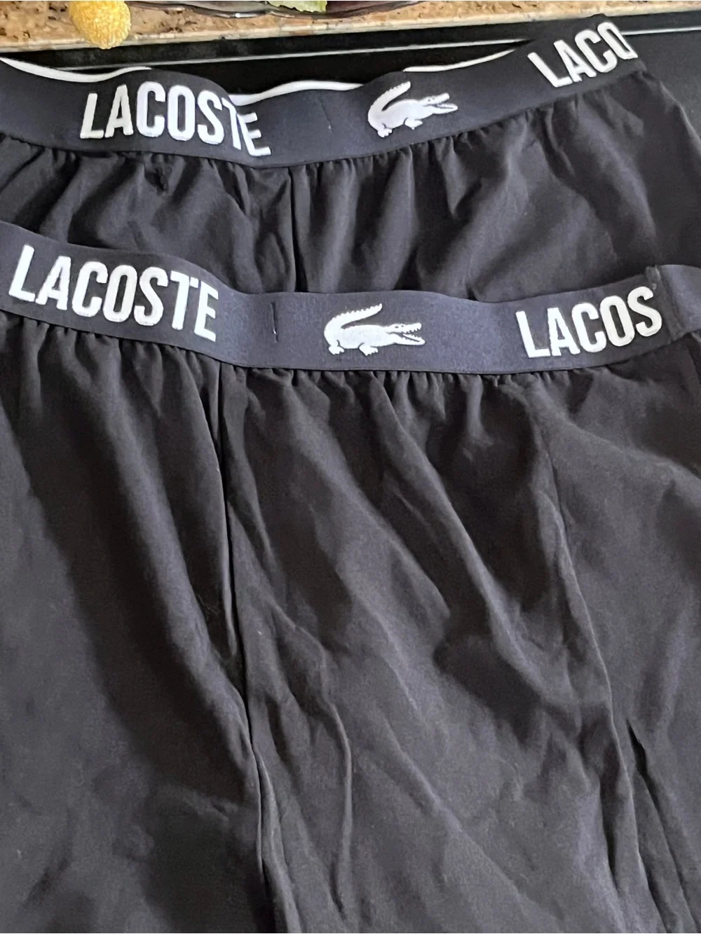Lacoste  Mens sleepwear shorts bundle of (2)